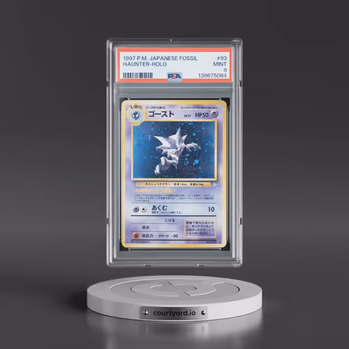 1997 Pokémon Fossil #93 Haunter - Holo (PSA 9 MINT)