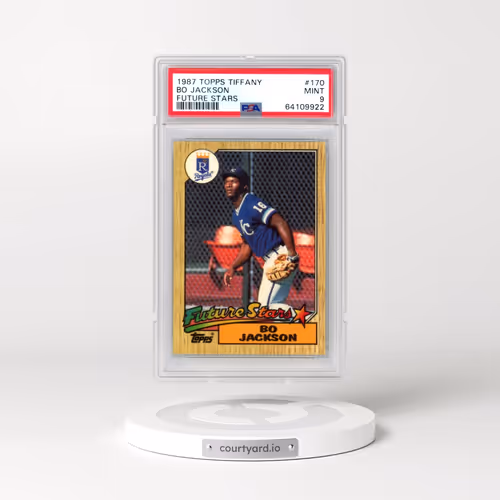 1987 Topps Tiffany #170 Bo Jackson - Future Stars (PSA 9 MINT)