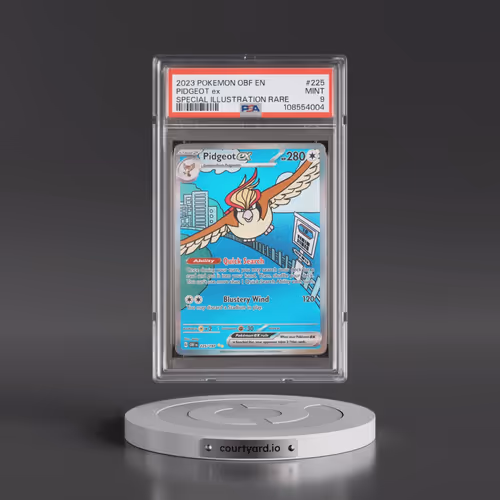 2023 Pokémon Obf EN-Obsidian Flames #225 Pidgeot EX - Holo Special Illustration Rare (PSA 9 MINT)