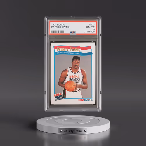 1991 Hoops #577 Patrick Ewing (PSA 10 GEM MINT)
