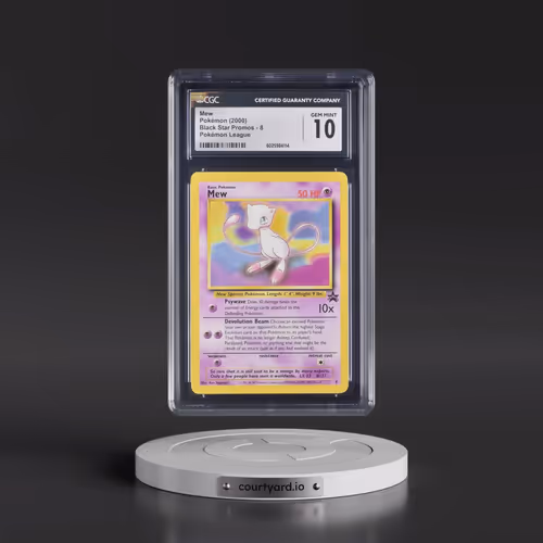 1999 Black Star Promos #8 Mew - Pokémon League (CGC 10 GEM MINT)