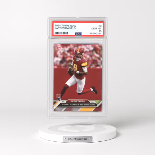 2024 Topps Now #3 Jayden Daniels (PSA 10 GEM MINT)