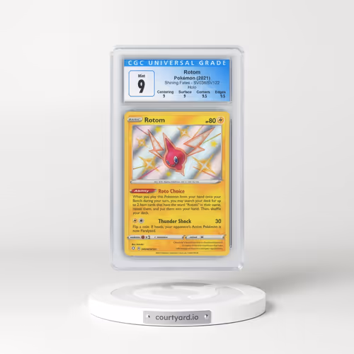 2021 Shining Fates #SV038/SV122 Rotom - Shiny Vault Holo (CGC 9 MINT)