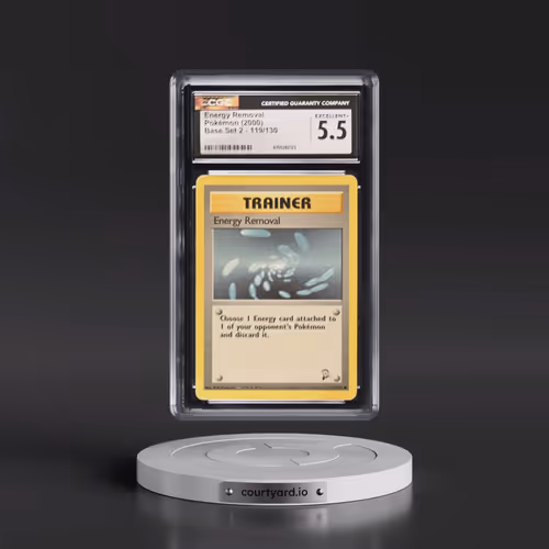 2000 Base Set 2 #119/130 Energy Removal (CGC 5.5 EX+)