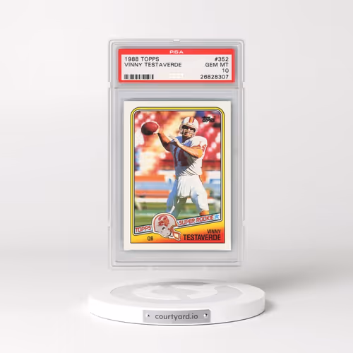 1988 Topps #352 Vinny Testaverde (PSA 10 GEM MINT)