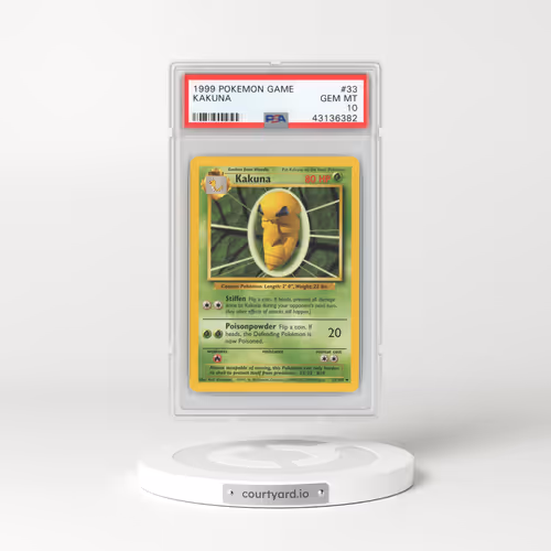 1999 Base Set #33 Kakuna (PSA 10 GEM MINT)