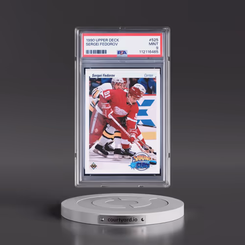 1990 Upper Deck #525 Sergei Fedorov (PSA 9 MINT)
