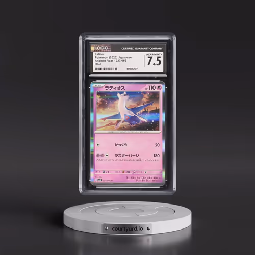 2023 Ancient Roar #027/066 Latios - Holo (CGC 7.5 NM+)