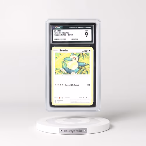 2019 Hidden Fates #50/68 Snorlax (CGC 9 MINT)