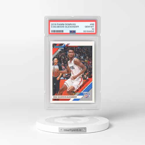 2019 Panini Donruss #86 Shai Gilgeous-Alexander (PSA 10 GEM MINT)