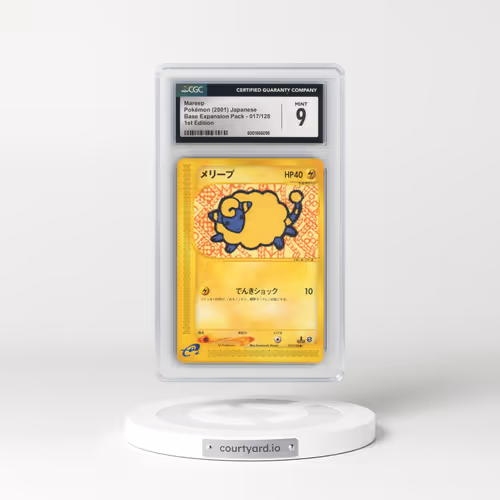 2001 Base Expansion Pack #017/128 Mareep - 1st Edition (CGC 9 MINT)