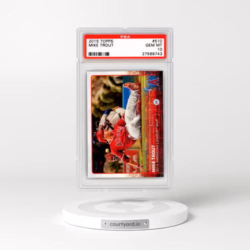 2015 Topps #510 Mike Trout (PSA 10 GEM MINT)