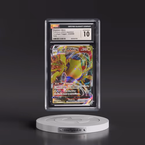 2022 Paradigm Trigger #034/098 Regieleki VMAX - Holo (CGC 10 GEM MINT)
