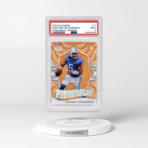 2023 Panini Illusions Funkadelic #11 Anthony Richardson - Orange (PSA 9 MINT)