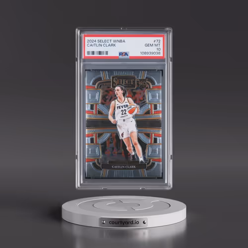 2024 Panini Select WNBA #72 Caitlin Clark (PSA 10 GEM MINT)