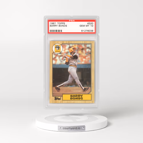 1987 Topps #320 Barry Bonds (PSA 10 GEM MINT)