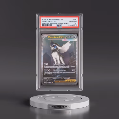 2025 Pokémon Meg EN-Mega Evolution #180 Mega Absol EX - Holo Special Illustration Rare (PSA 10 GEM M