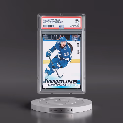 2019 Upper Deck #224 Carter Verhaeghe (PSA 9 MINT)