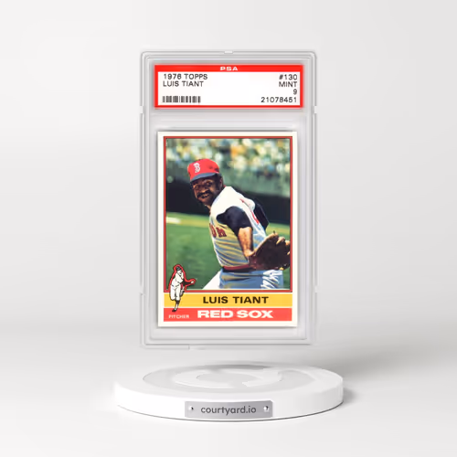 1976 Topps #130 Luis Tiant (PSA 9 MINT)