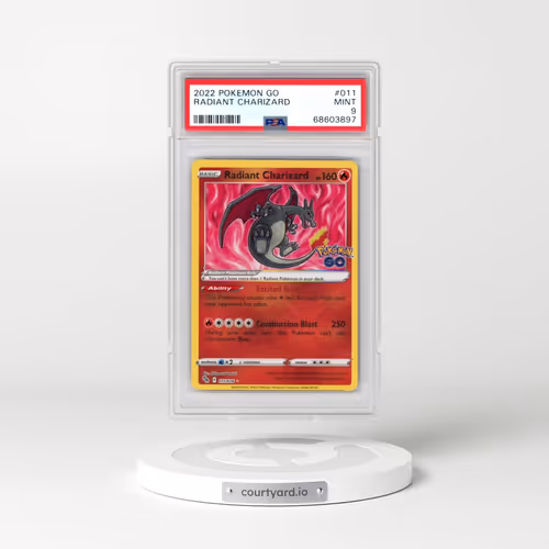 2022 Pokémon Go #011 Radiant Charizard - Holo (PSA 9 MINT)