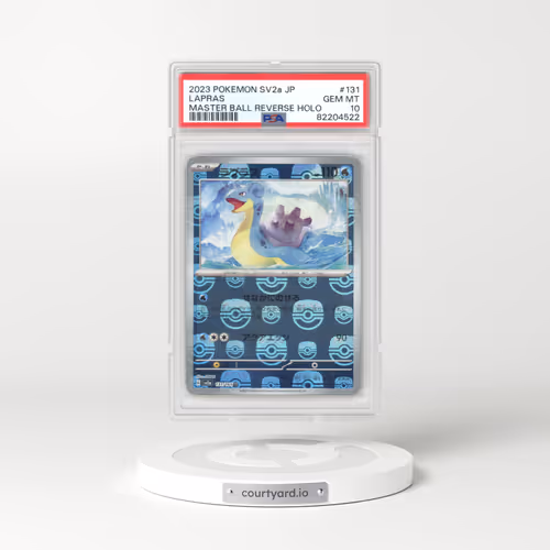 2023 Pokémon Card 151 #131 Lapras - Reverse Holo Master Ball (PSA 10 GEM MINT)