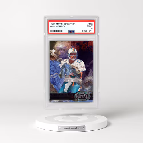 1997 Metal Universe #140 Dan Marino (PSA 9 MINT)