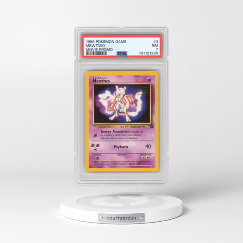 1999 Pokémon Game Movie #3 Mewtwo - Movie Promo (PSA 7 NM)