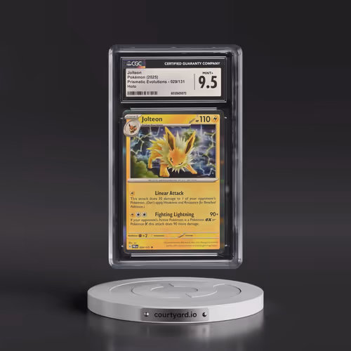 2025 Prismatic Evolutions - PRE EN #029/131 Jolteon - Holo (CGC 9.5 MINT+)