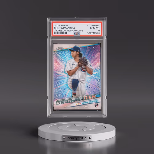 2024 Topps Stars of MLB Chrome #CSMLB81 Shota Imanaga - Update (PSA 10 GEM MINT)