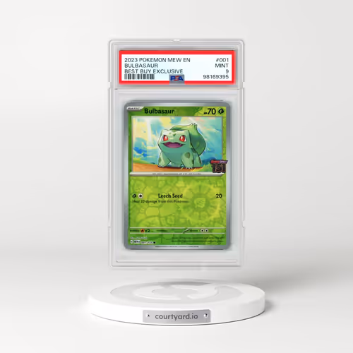 2023 Pokémon Mew EN-151 #001 Bulbasaur - Best Buy Exclusive (PSA 9 MINT)