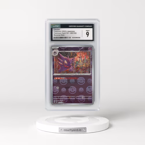 2023 Pokémon Card 151 #093/165 Haunter - Reverse Holo Poke Ball (CGC 9 MINT)