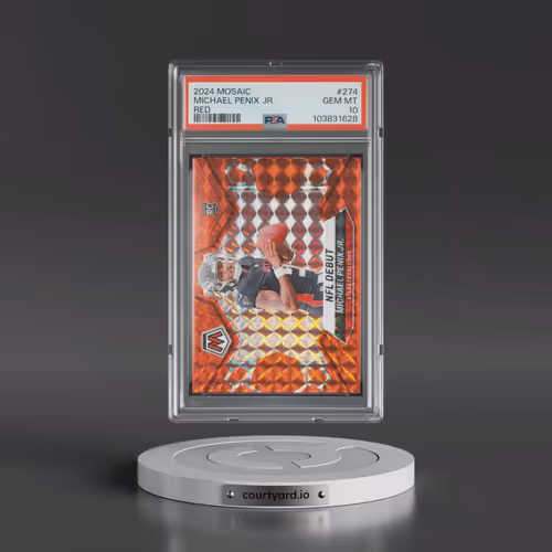 2024 Panini Mosaic #274 Michael Penix Jr. - Red (PSA 10 GEM MINT)