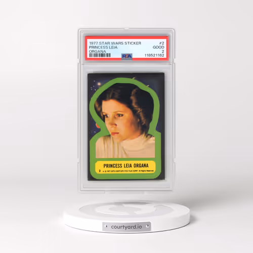 1977 Star Wars Stickers #2 Princess Leia Organa