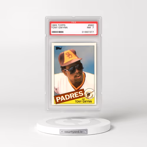 1985 Topps #660 Tony Gwynn (PSA 7 NM)