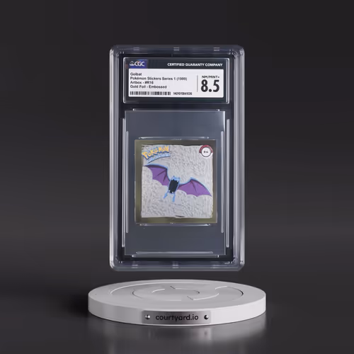 Action Flipz Series 1 (Artbox) #R16 Golbat Chromium Stickers