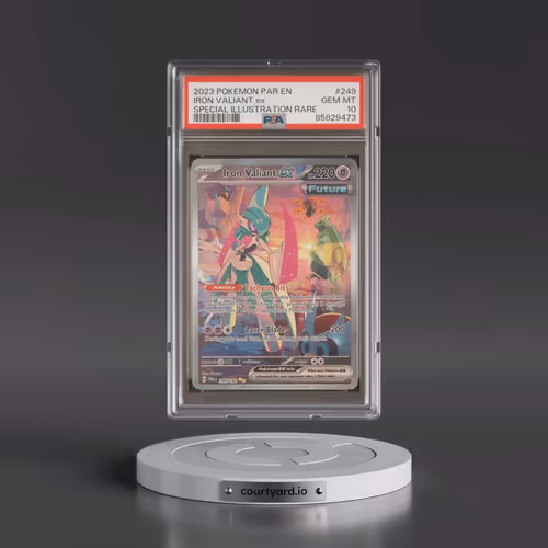 2023 Pokémon Par EN-Paradox Rift #249 Iron Valiant EX - Holo Special Illustration Rare (PSA 10 GEM M