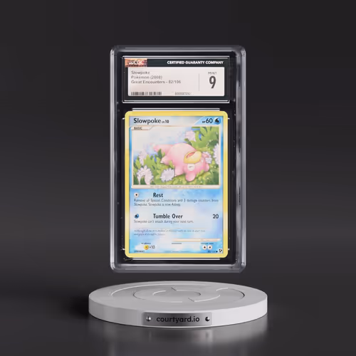 2008 Great Encounters #82/106 Slowpoke (CGC 9 MINT)