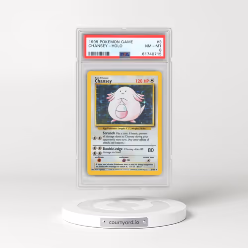 1999 Pokémon Game #3 Chansey - Holo (PSA 8 NM-MT)