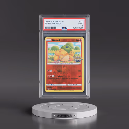 2022 Pokémon Go #013 Numel - Reverse Foil (PSA 9 MINT)
