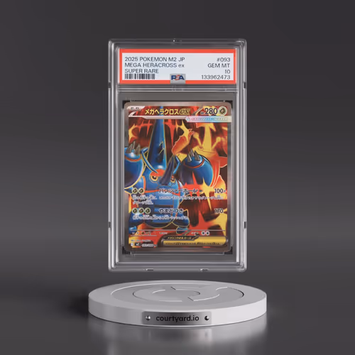 2025 Pokémon M2-Inferno X #093 Mega Heracross EX - Holo Super Rare (PSA 10 GEM MINT)