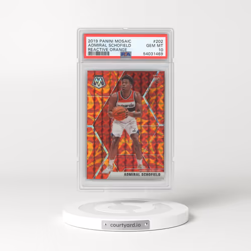 2019 Panini Mosaic #202 Admiral Schofield - Reactive Orange (PSA 10 GEM MINT)