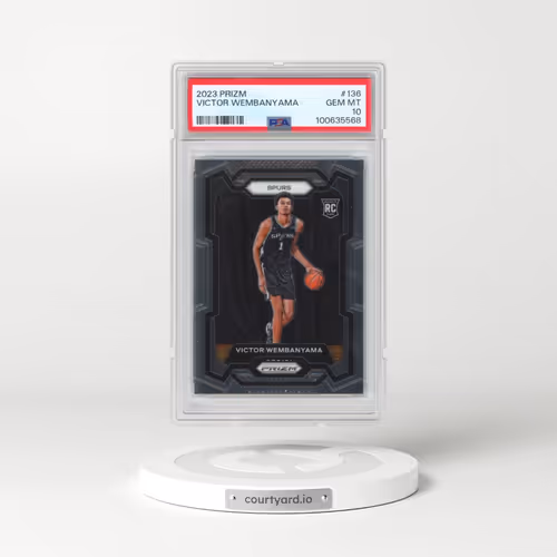 2023 Panini Prizm #136 Victor Wembanyama (PSA 10 GEM MINT)