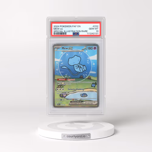 2024 Pokémon Paf EN-Paldean Fates #232 Mew EX - Holo Special Illustration Rare (PSA 10 GEM MINT)