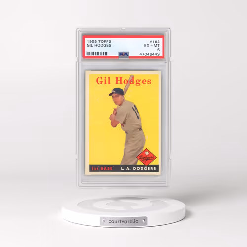 1958 Topps #162 Gil Hodges (PSA 6 EX-MT)