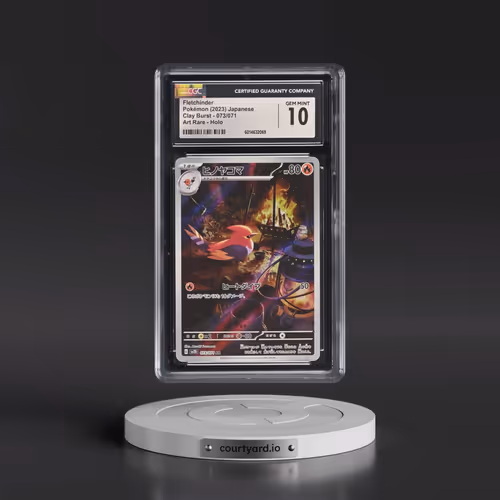 2023 Clay Burst #073/071 Fletchinder - Art Rare Holo (CGC 10 GEM MINT)