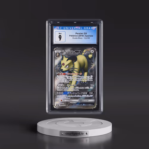 2019 Double Blaze #104/095 Persian GX - Super Rare Holo (CGC 9 MINT)