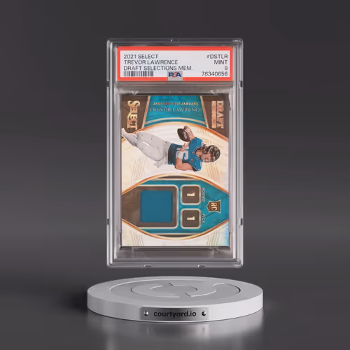 2021 Panini Select Draft Selections Memorabilia #DSTLR Trevor Lawrence (PSA 9 MINT)