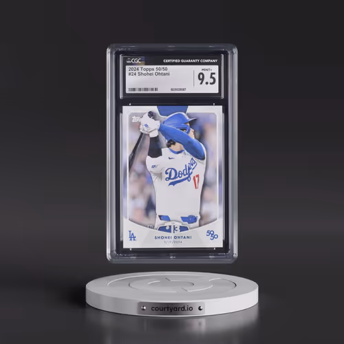 2024 Topps 50/50 Shohei Ohtani #24 Shohei Ohtani (CGC 9.5 MINT+)