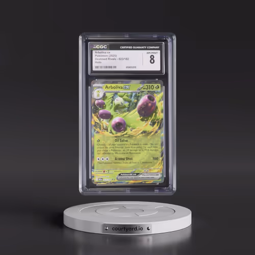 2025 Destined Rivals - DRI EN #023/182 Arboliva ex - Holo (CGC 8 NM-MT)