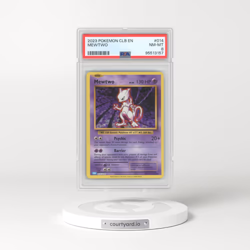 2023 Pokémon Clb-Trading Card Game Classic Blastoise & Suicune EX Deck #014 Mewtwo (PSA 8 NM-MT)